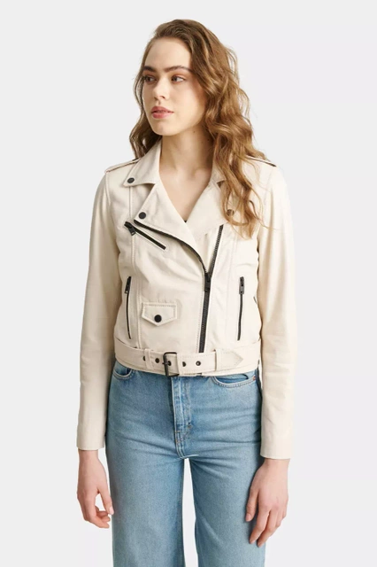 ROCKANDBLUE ERICA 47 cm - Krótka damska kurtka ramoneska