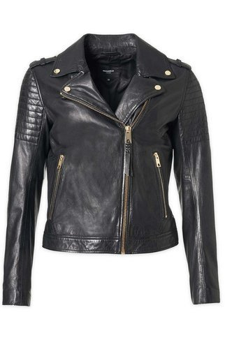 ROCKANDBLUE CINNAMON 55 cm - Skórzana ramoneska w kolorze czarnym