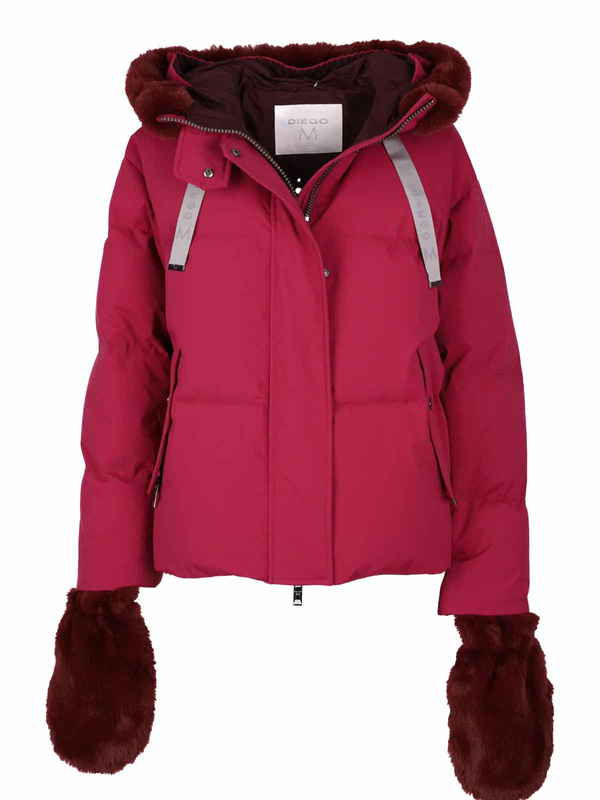 DIEGO M CROPPED FIT 61 cm - luksusowa włoska kurtka puchowa o luźnym kroju