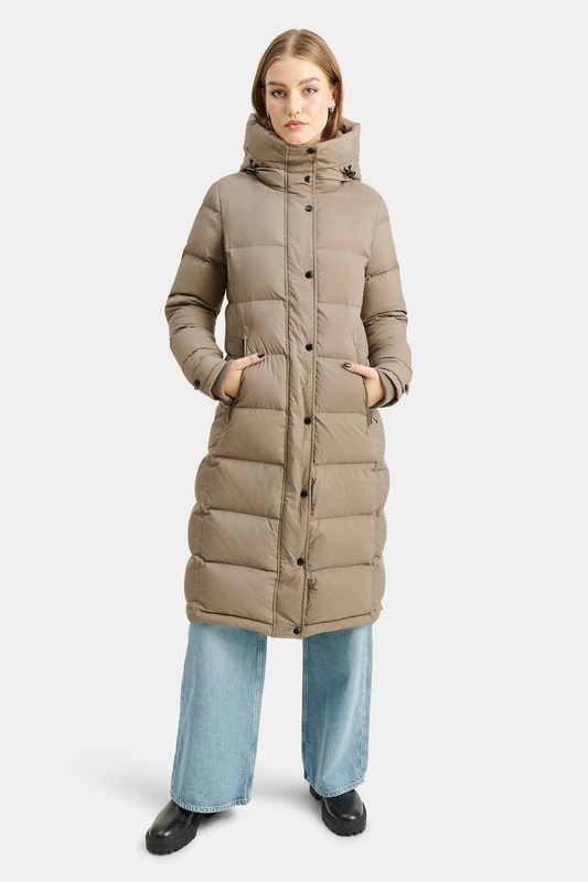ROCKANDBLUE FALCON 110 cm - Długi puchowy płaszcz