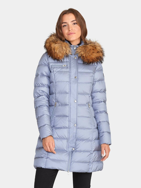 ROCKANDBLUE JOYCE COAT 90 cm Płaszcz puchowy o dopasowanym kroju