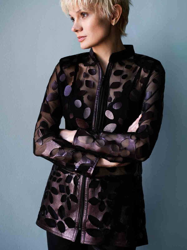 Żakiet skórzany ALEXANDRA MILANO