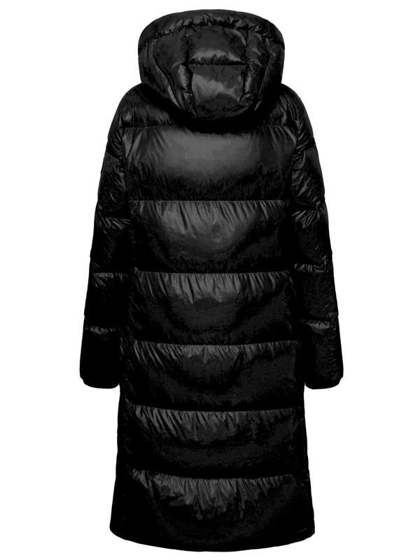 ROCKANDBLUE ARIZONA COAT BLACK 105 cm Damski płaszcz puchowy o regularnym kroju