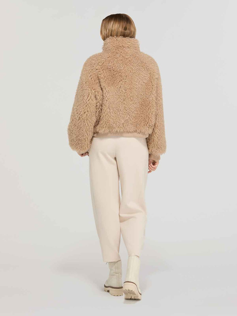 DIEGO M FAUX FUR 53 cm - włoska bomberka ze sztucznego futra