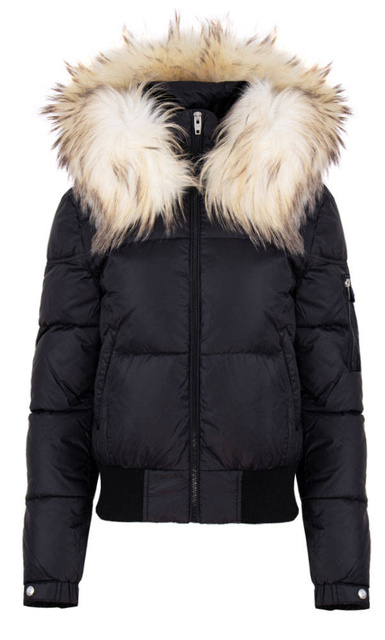 ROCKANDBLUE ELECTRA 57 cm - Młodzieżowa kurtka puchowa z kapturem i z kołnierzem z jenota