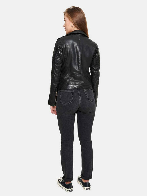 ROCKANDBLUE CINNAMON 55 cm - Skórzana ramoneska w kolorze czarnym