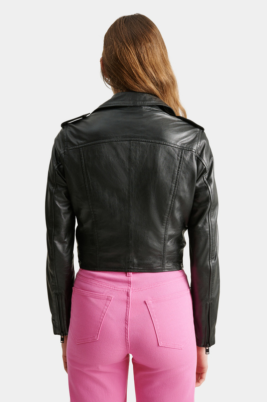 ROCKANDBLUE ERICA 47 cm - Krótka damska kurtka ramoneska