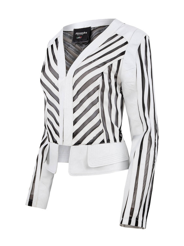 Żakiet skórzany ALEXANDRA MILANO