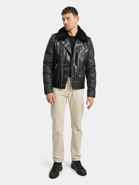 ROCKANDBLUE ZANE 65 cm - Kurtka skórzana typu ramoneska