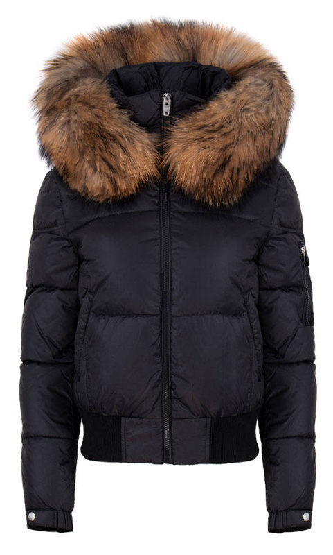 ROCKANDBLUE ELECTRA 57 cm - Młodzieżowa kurtka puchowa z kapturem i z kołnierzem z jenota