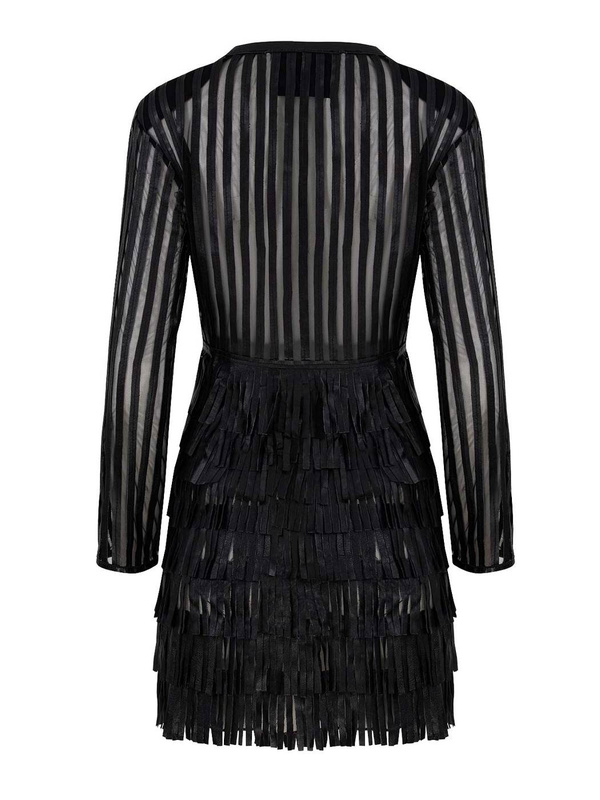 ALEXANDRA MILANO FRINGE COAT - ręcznie wykonana kurtka ze skóry naturalnej