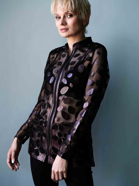 Żakiet skórzany ALEXANDRA MILANO