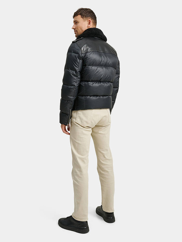 ROCKANDBLUE ZANE 65 cm - Kurtka skórzana typu ramoneska