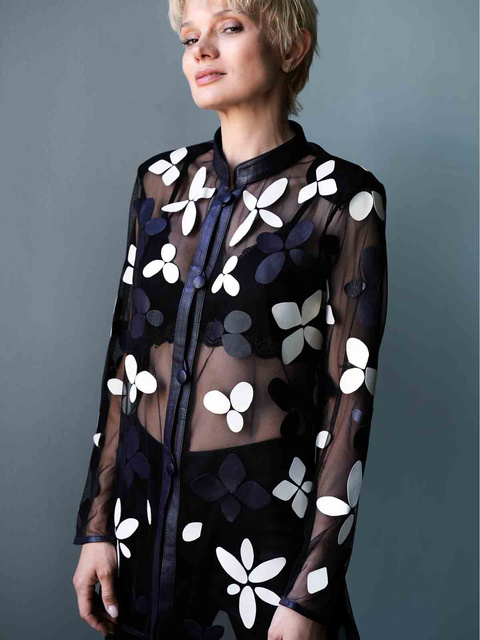 Żakiet skórzany ALEXANDRA MILANO