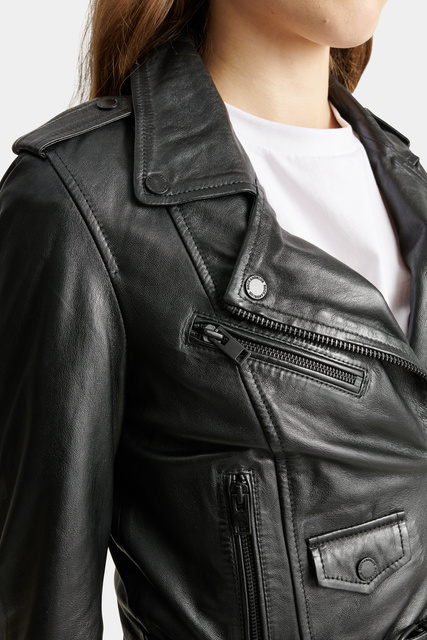 ROCKANDBLUE ERICA 47 cm - Krótka damska kurtka ramoneska