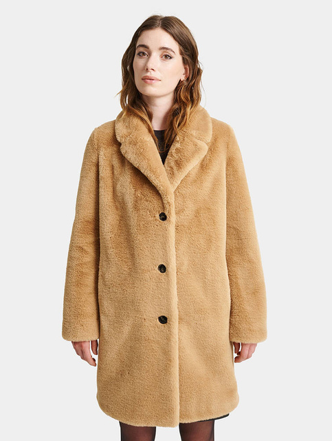 ROCKANDBLUE DIDDI 90 cm - Sztuczne futerko w kolorze kamel