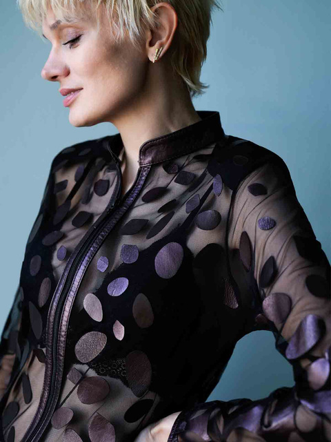 Żakiet skórzany ALEXANDRA MILANO