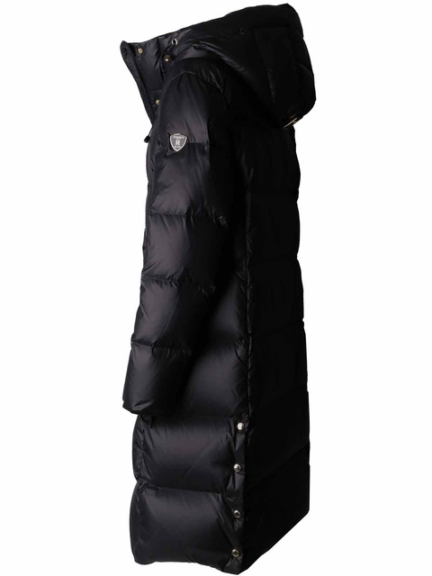 ROCKANDBLUE BONNIE COAT 105 cm - Czarny puchowy płaszcz oversize
