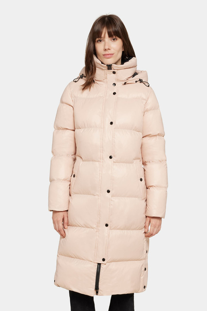 ROCKANDBLUE ARIZONA COAT BLACK 105 cm Damski płaszcz puchowy o regularnym kroju