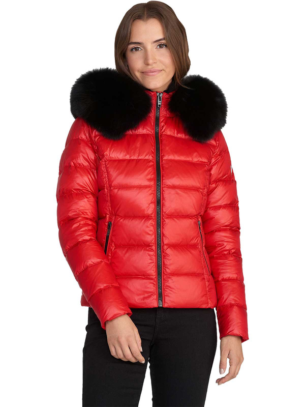 ROCKANDBLUE ICE FX 60 cm - Luksusowa kurtka puchowa z kołnierzem z lisa