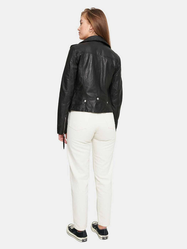 ROCKANDBLUE NIKKI 53 cm - Damska kurtka skórzana w stylu legendarnej ramoneski NOOS