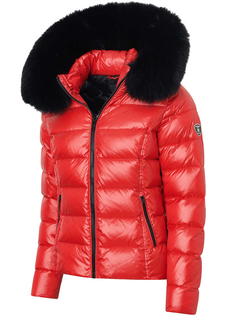 ROCKANDBLUE ICE FX 60 cm - Luksusowa kurtka puchowa z kołnierzem z lisa