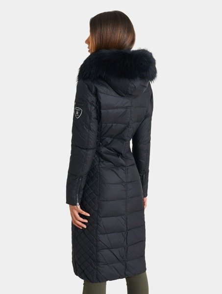 ROCKANDBLUE KESHA 110 cm - Damski płaszcz puchowy o bardzo wąskim kroju