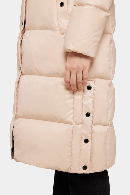 ROCKANDBLUE ARIZONA COAT BLACK 105 cm Damski płaszcz puchowy o regularnym kroju