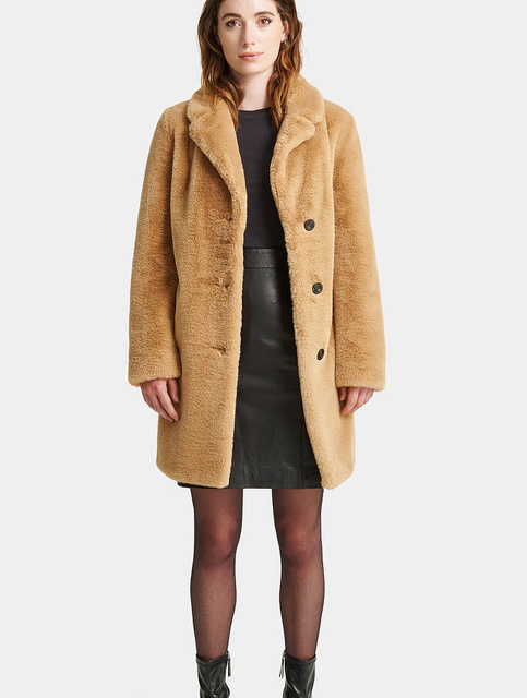 ROCKANDBLUE DIDDI 90 cm - Sztuczne futerko w kolorze kamel