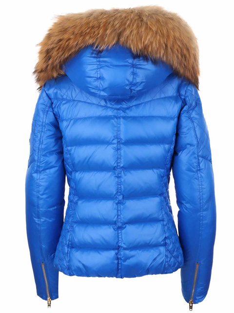 ROCKANDBLUE RITA 63 cm- Krótka puchowa kurtka o bardzo wąskim kroju w lekko połyskującym materiale