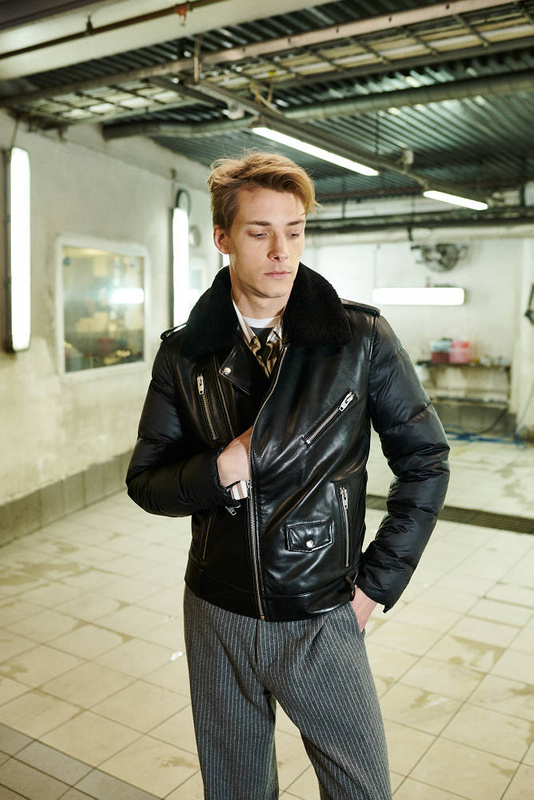 ROCKANDBLUE ZANE 65 cm - Kurtka skórzana typu ramoneska