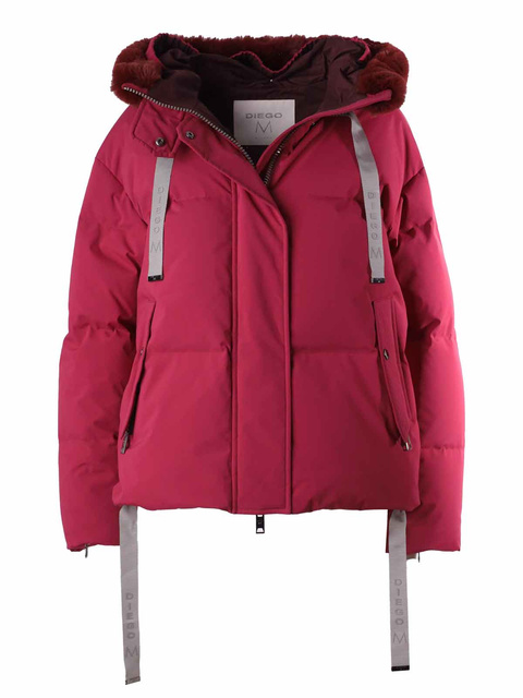 DIEGO M CROPPED FIT 61 cm - luksusowa włoska kurtka puchowa o luźnym kroju