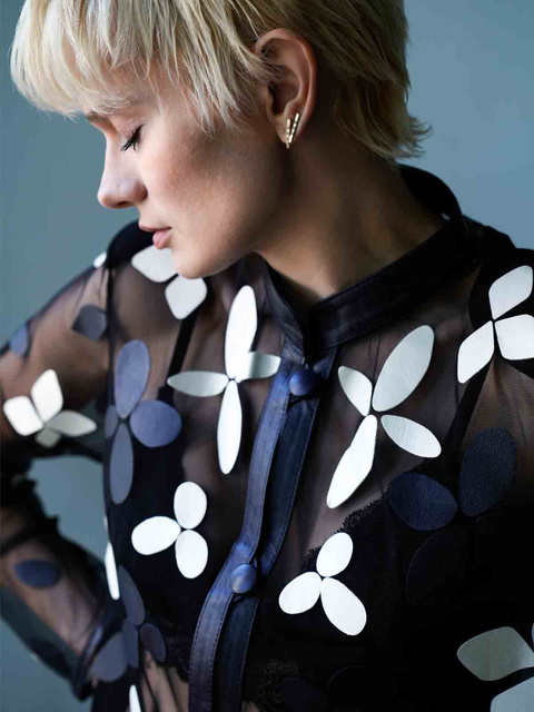 Żakiet skórzany ALEXANDRA MILANO