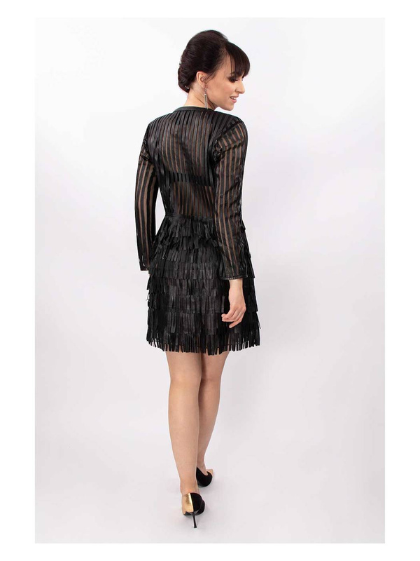 ALEXANDRA MILANO FRINGE COAT - ręcznie wykonana kurtka ze skóry naturalnej