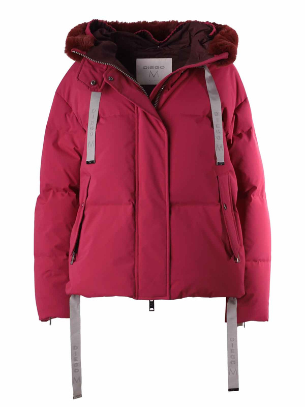 DIEGO M CROPPED FIT 61 cm - luksusowa włoska kurtka puchowa o luźnym kroju