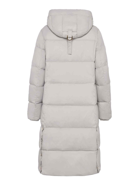 ROCKANDBLUE BONNIE COAT 105 cm - Szary puchowy płaszcz oversize