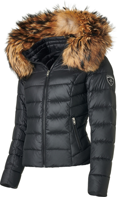 ROCKANDBLUE CHILL 58 cm - Krótka czarna kurtka puchowa