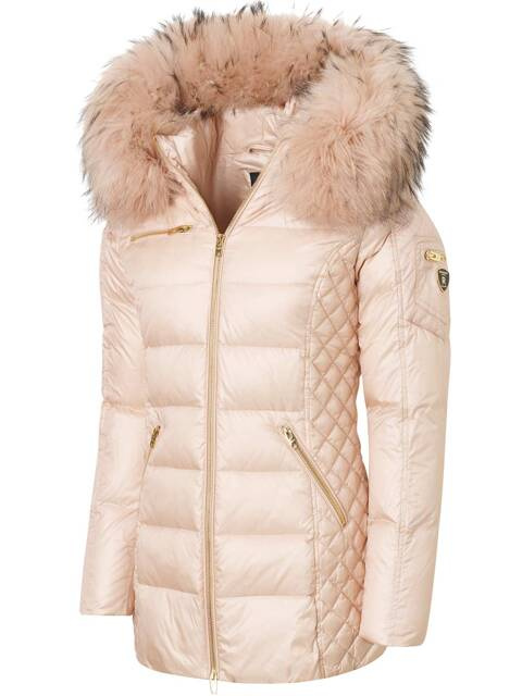 ROCKANDBLUE EVE 75 cm - Luksusowa kurtka puchowa z kapturem i jenotem.