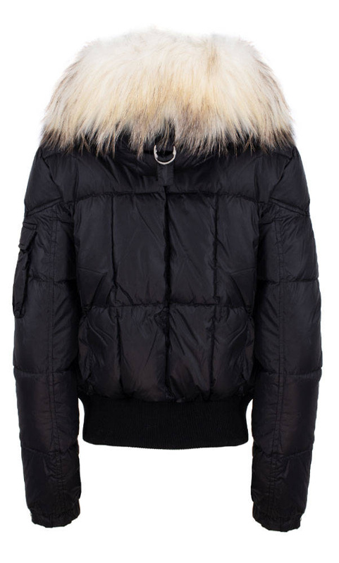 ROCKANDBLUE ELECTRA 57 cm - Młodzieżowa kurtka puchowa z kapturem i z kołnierzem z jenota