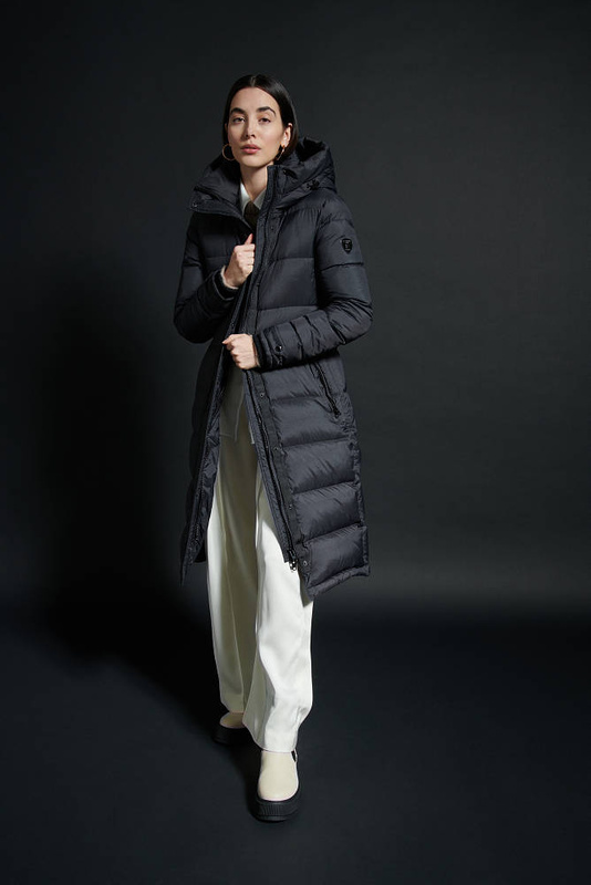 ROCKANDBLUE FALCON 110 cm - Długi puchowy płaszcz