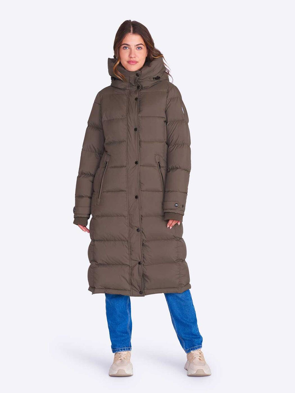 ROCKANDBLUE FALCON 110 cm - Długi puchowy płaszcz