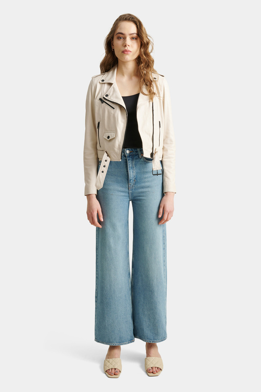 ROCKANDBLUE ERICA 47 cm - Krótka damska kurtka ramoneska