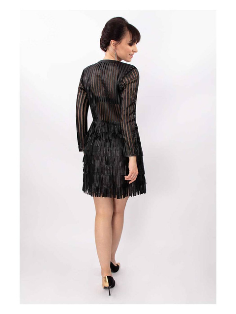 ALEXANDRA MILANO FRINGE COAT - ręcznie wykonana kurtka ze skóry naturalnej