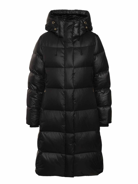 ROCKANDBLUE BONNIE COAT 105 cm - Czarny puchowy płaszcz oversize