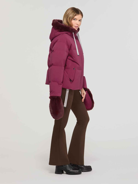 DIEGO M CROPPED FIT 61 cm - luksusowa włoska kurtka puchowa o luźnym kroju